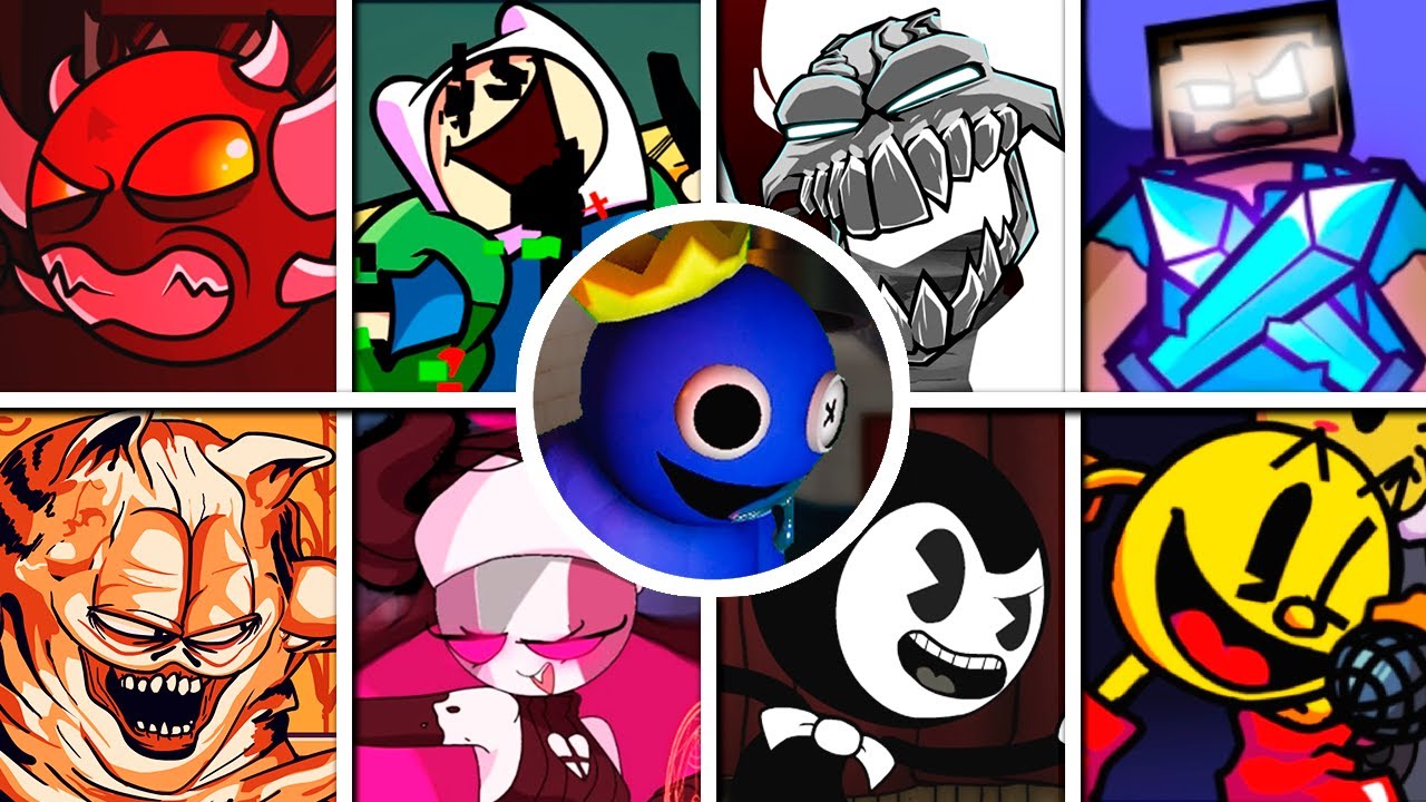 FNF Friends To Your End - But Everyone Sings It 🎤 (Different Characters Sing It) VS Rainbow Friends