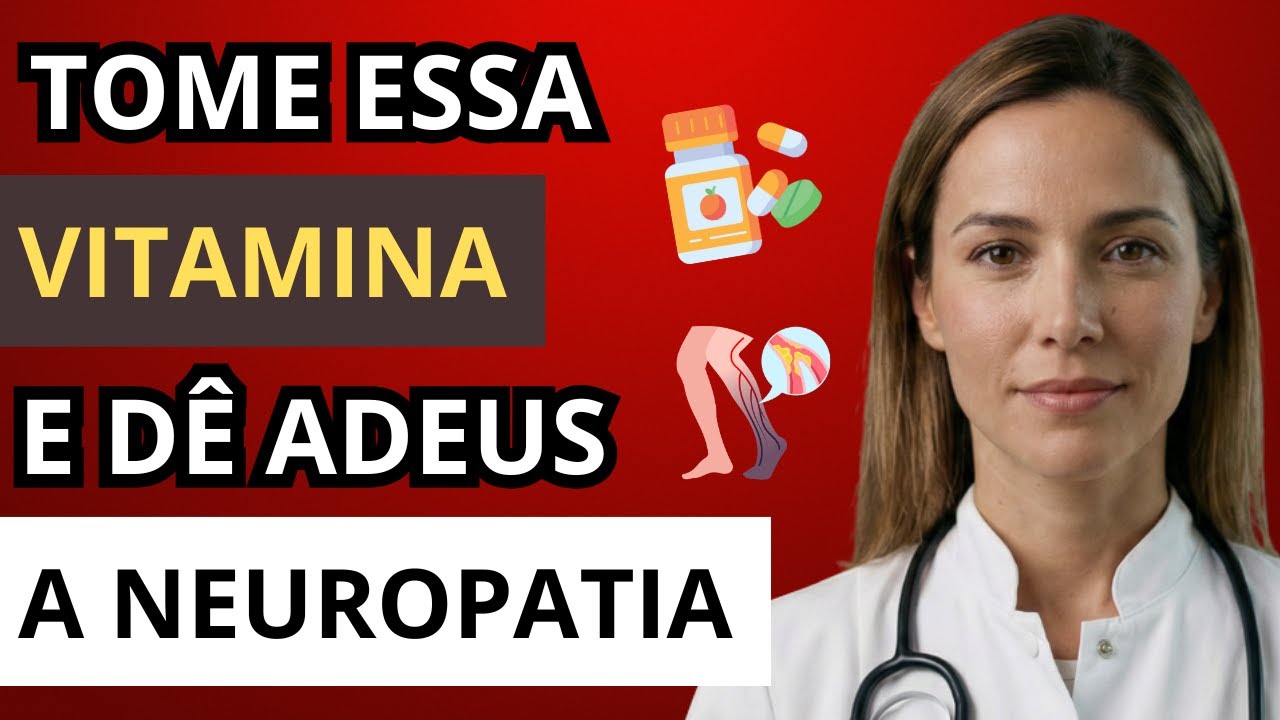 Esta vitamina REGULA seus NERVOS e PREVINE A NEUROPATIA em 12 Semanas | Dr. Sofia Torres