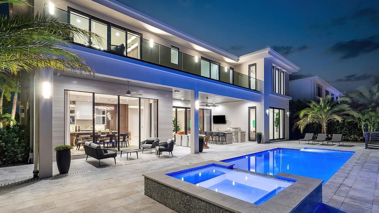Absolutely Exquisite! Luxurious Deepwater Estate in Boca Raton's Golden Harbour for $9,790,000