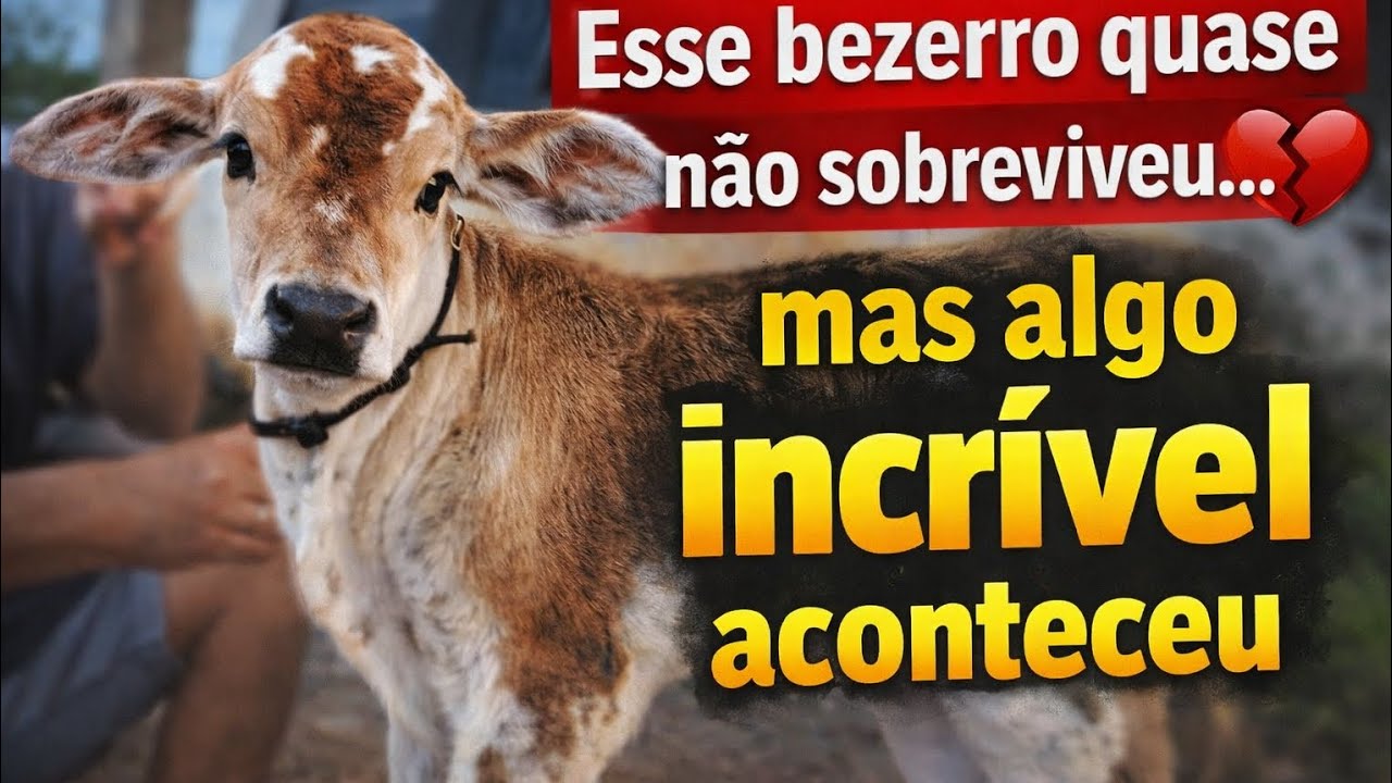 “A incrível história do bezerro que lutou para sobreviver”