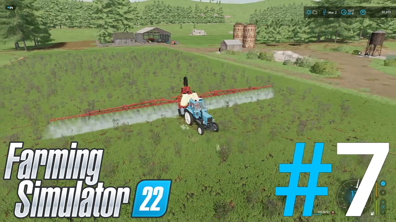 FS22 No Man's Land #7 - Removing the weeds!