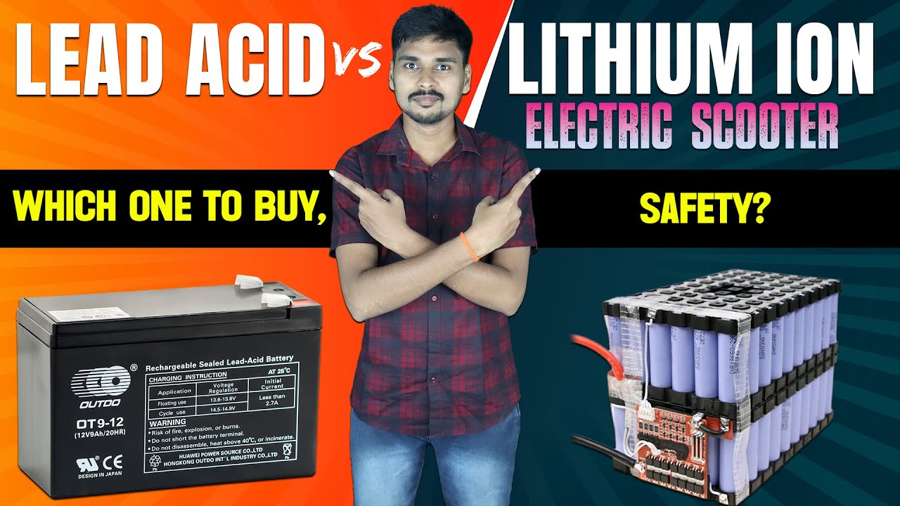 Свинцово-кислотные и литий-ионные аккумуляторы для электросамоката — EV Bro