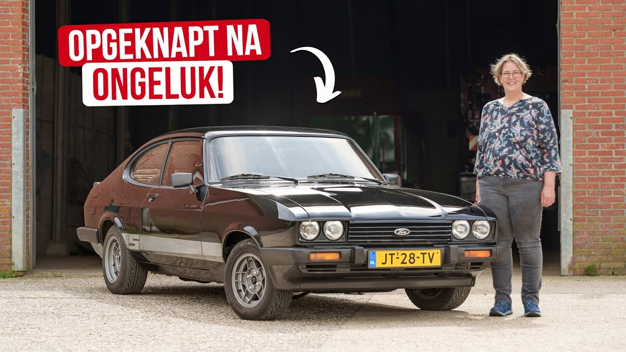 Gerda maakte Ford Capri na jaren wachten en ongeluk weer rijdend! | Uw Garage