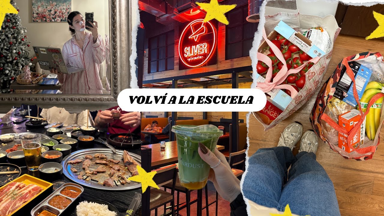 Volví a la escuela (rutina, café, trabajo, gym)