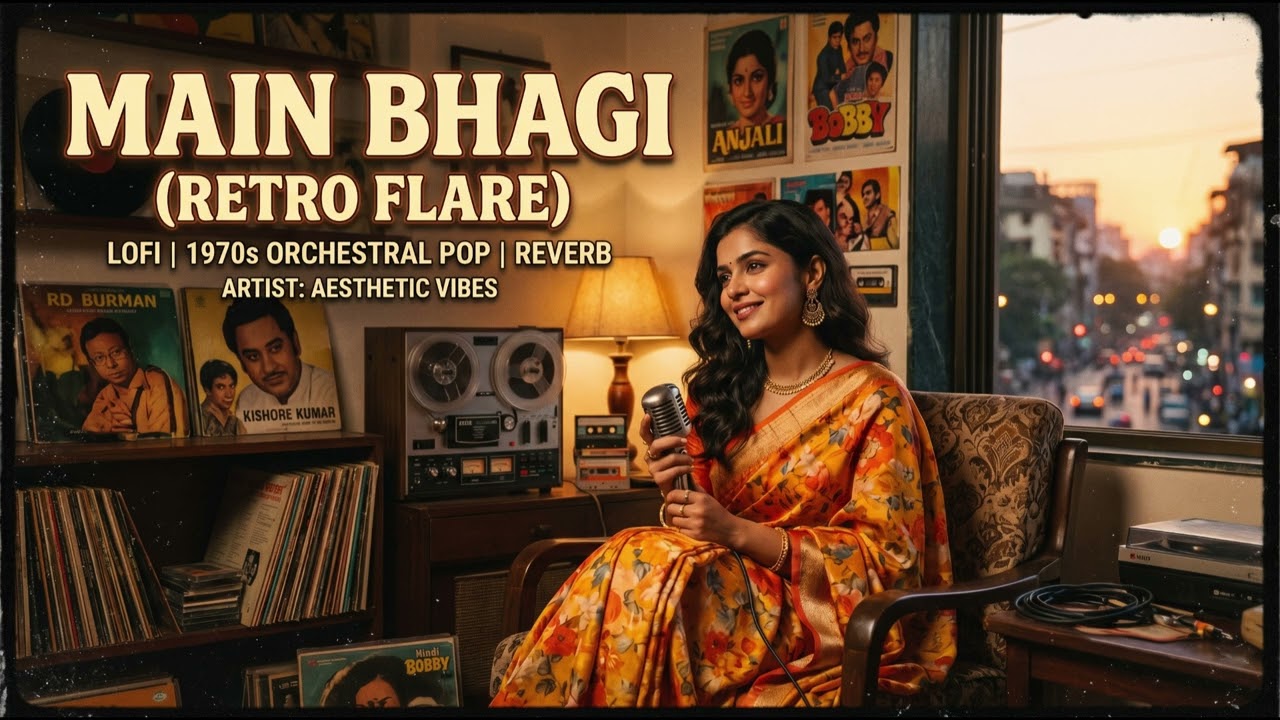 Main Bhagi (Retro Flare) | Classic 70s Bollywood Sound | Trending Hindi Music