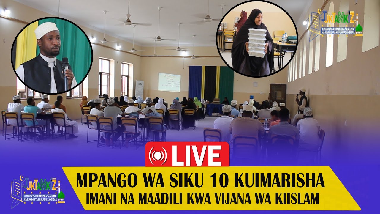 MAFUNZO YA KUWAJENGA VIJANA KATIKA MAADILI MEMA NA KUWARUDISHA KATIKA IMANI YA KIISLAM.