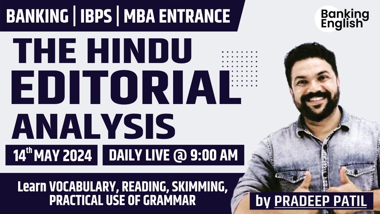 Learn VOCAB, READING SKIMMING, GRAMMAR USE, 14th May, 2024  - PRADEEP PATIL