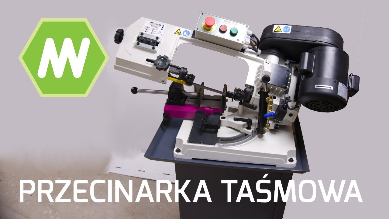 Taśmowa przecinarka do metalu Optimum S131GH