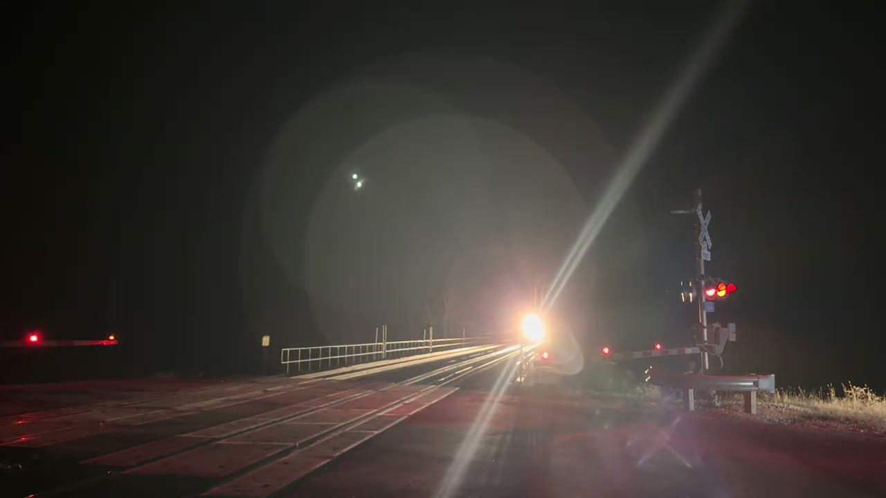 70 MPH Z Train Screaming Through Kansas in Pitch Black