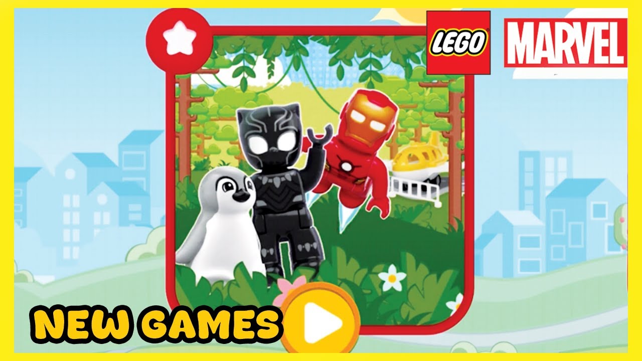 ⭐LEGO DUPLO MARVEL - ⭐New Update Fly with Black Panther and Iron Man⭐