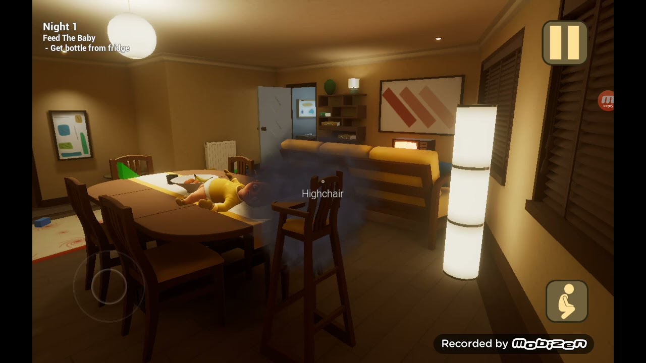 The baby in yellow explosion block