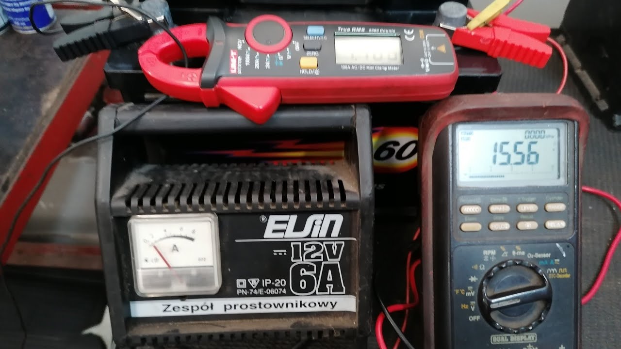Prostownik za 40zł zbudował gęstość elektrolitu 1,28 g/cm3 💪😁👍. Część 2