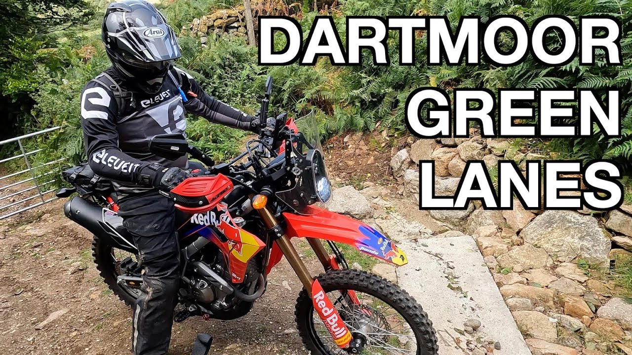 Dartmoor Green Lanes on Honda CRF 300L's
