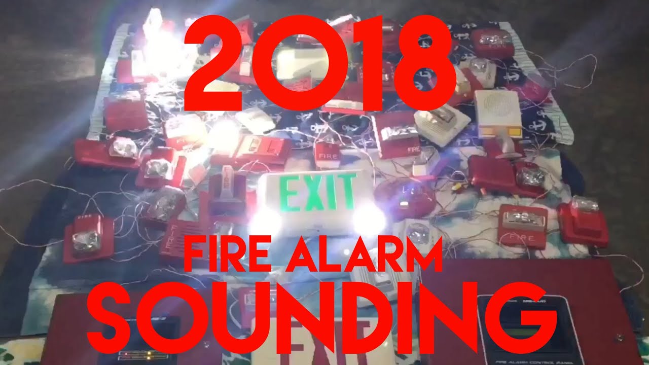 2018 New Years Fire Alarm Sounding!