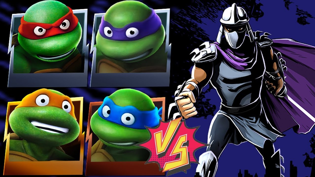 Classic Turtles VS Classic Shredder - TMNT Legends