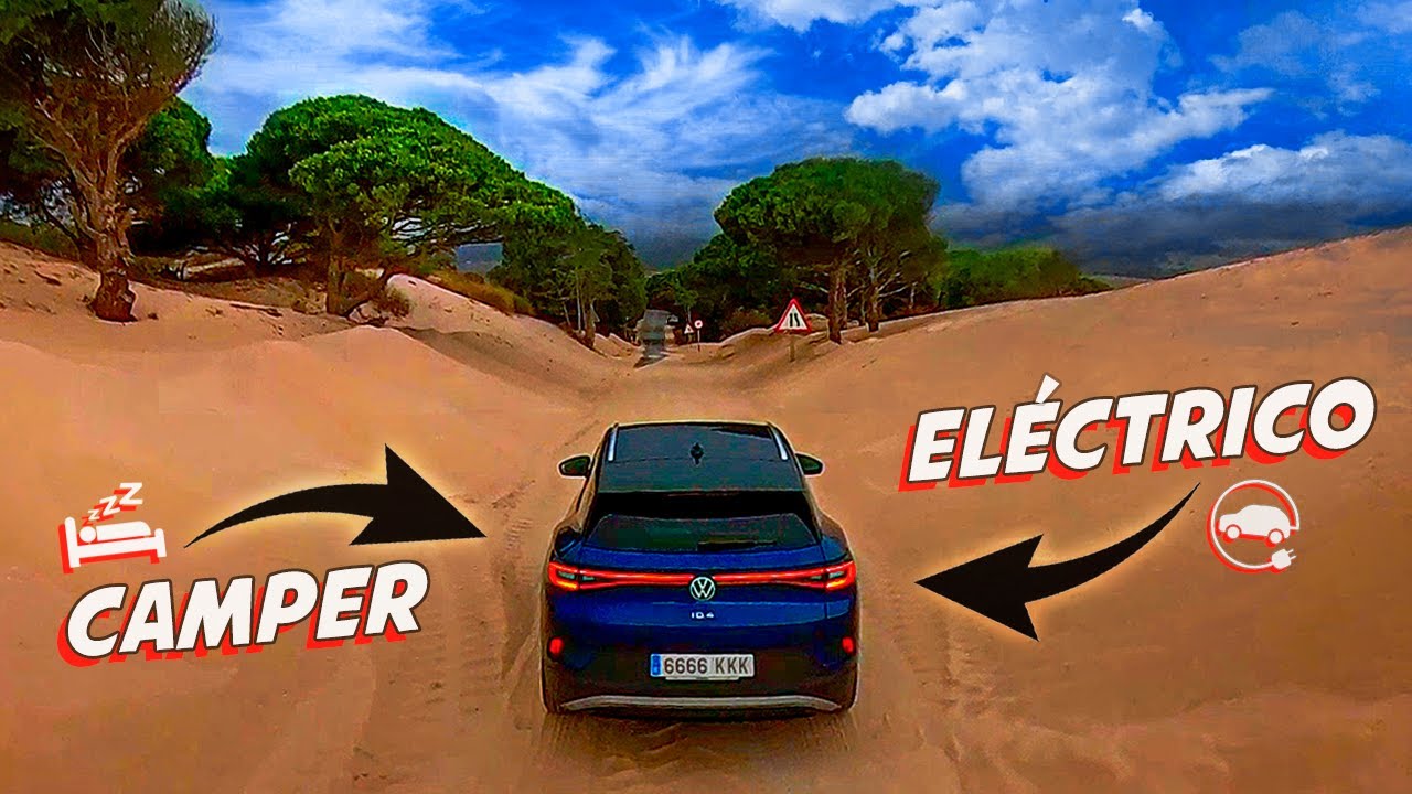 Viajando y durmiendo en coche eléctrico camper con mi novia 🚗⚡ Volkswagen ID4