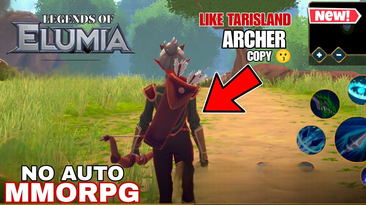 ИГРОВОЙ ПРОЦЕСС LEGENDS OF ELUMIA БЕЗ АВТОБОЯ НОВАЯ MMORPG ДЛЯ ANDROID