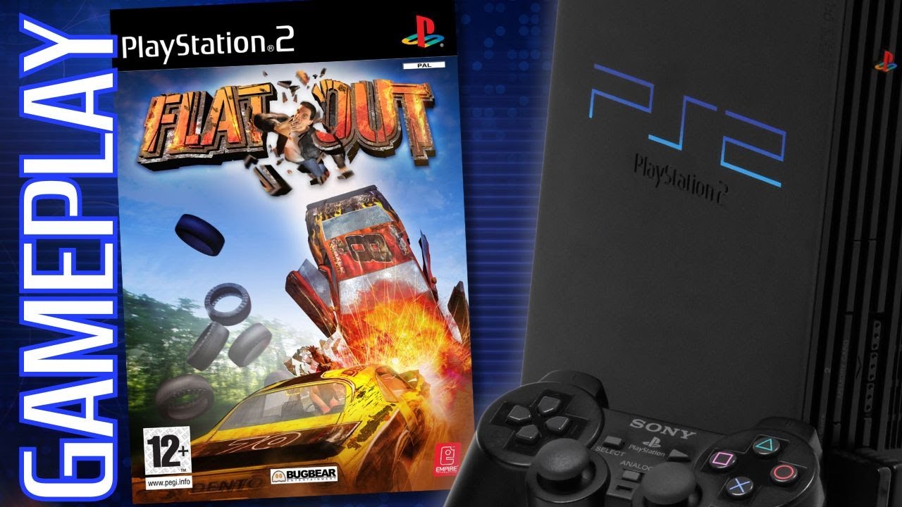 Flatout PS2 Gameplay