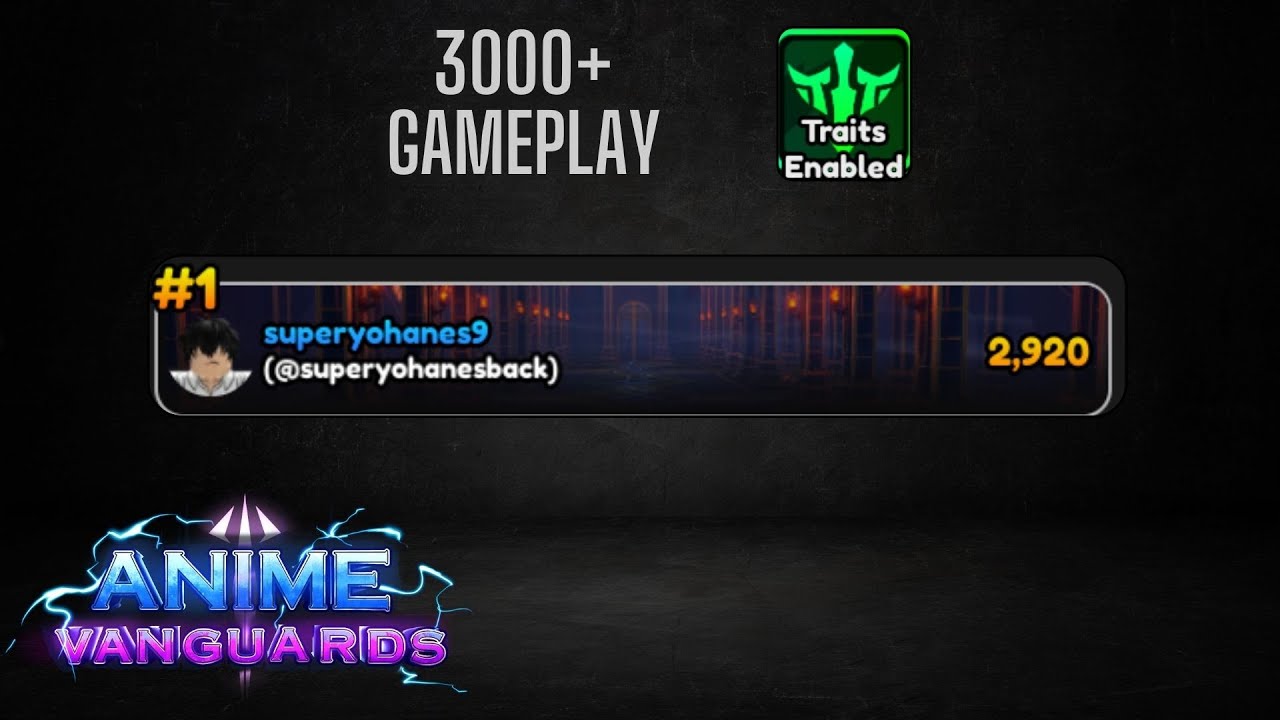 How to get 3000+ Trait Tournament 4 | Final Strat | Anime Vanguards