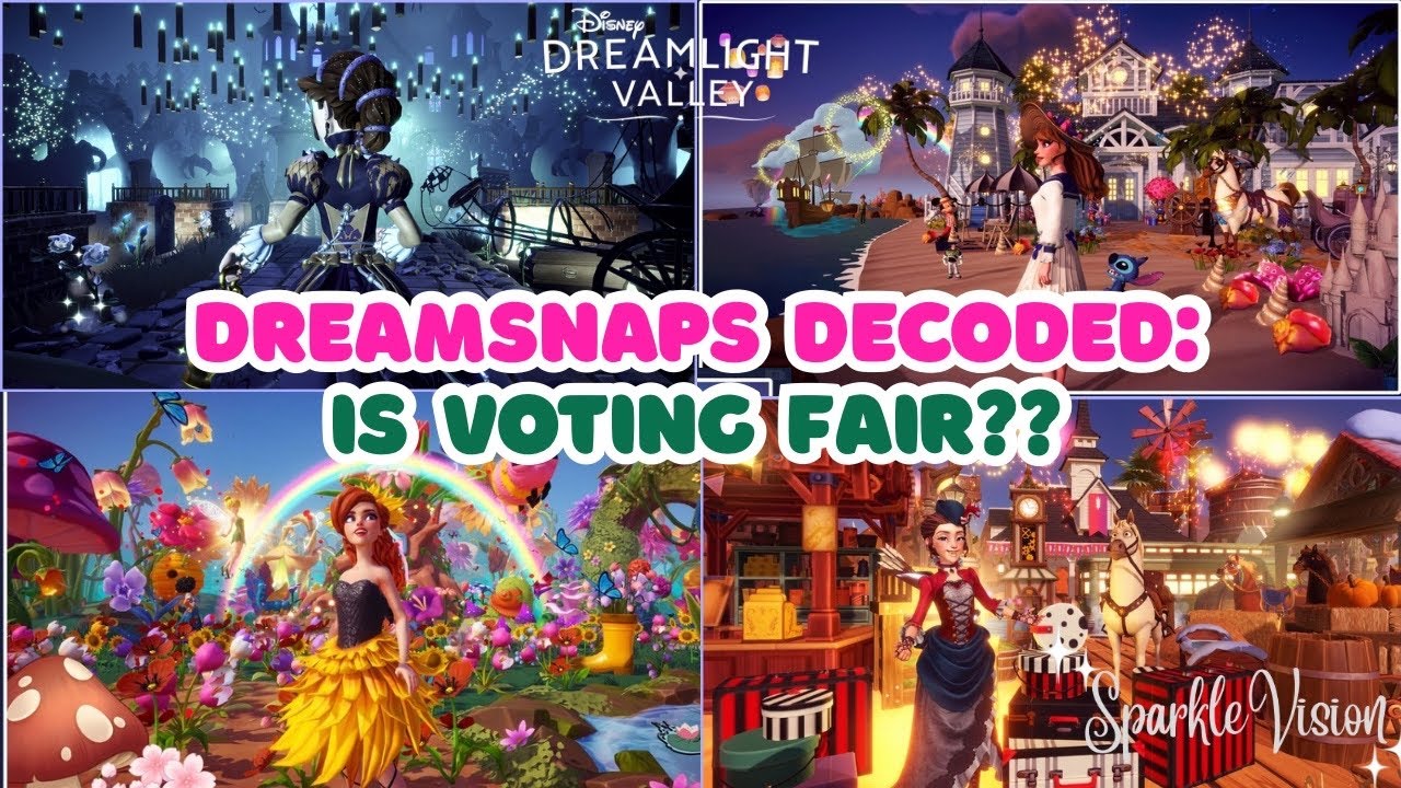 Советы по голосованию в DreamSnaps и обсуждение оценок | Disney Dreamlight Valley