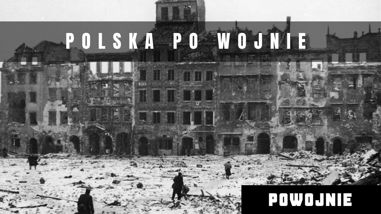 Zniszczona Polska po wojnie. Straty wyceniane na 700 miliardów dolarów. Miasta zrównane z ziemią.