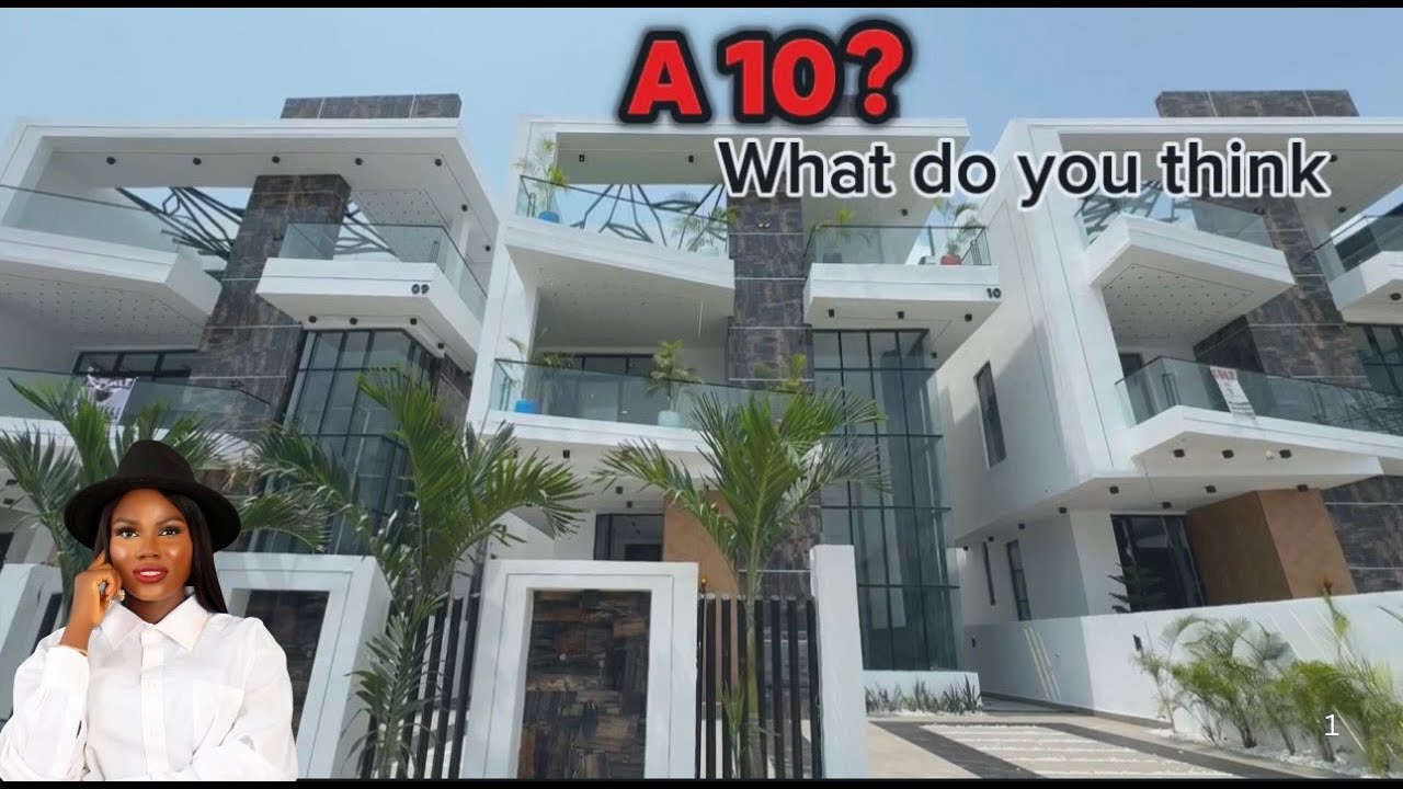 Inside a spectacular luxury 5 bedroom house in chevron lekki Lagos Nigeria