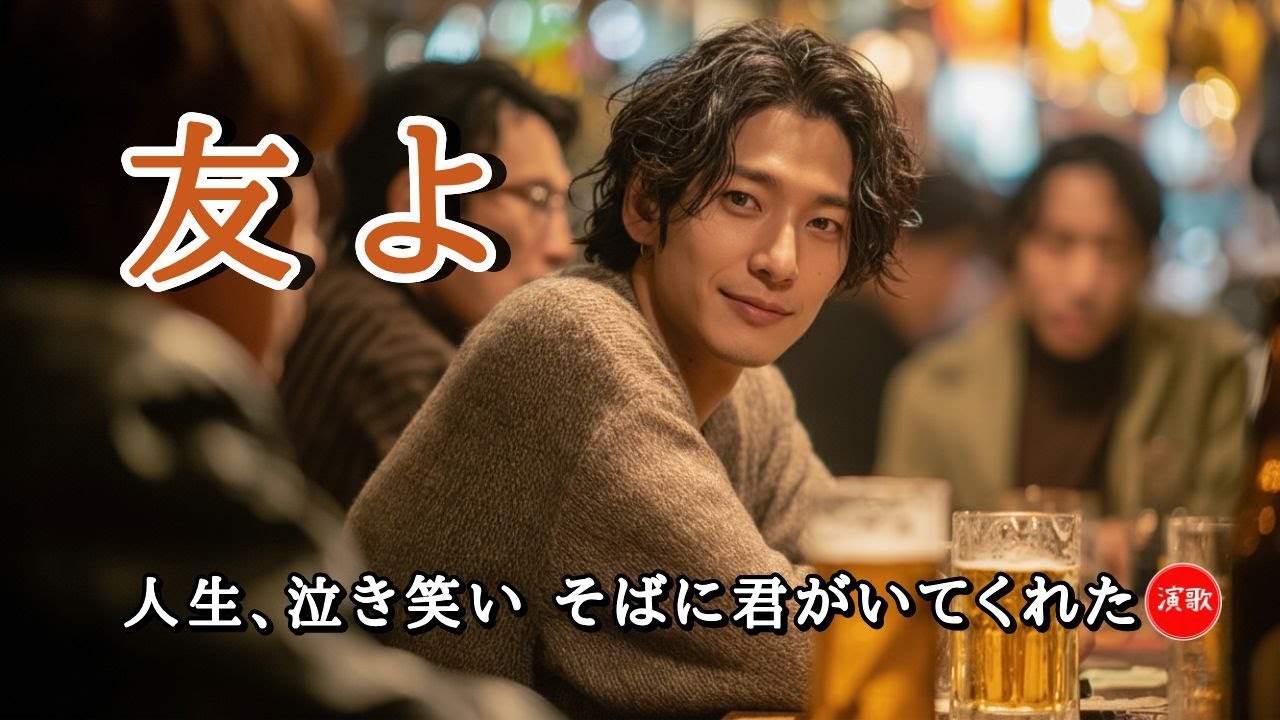 新曲 **友よ ** あなたには、一生の友がいますか？  #演歌 #歌謡曲 #懐メロ #名曲 #カラオケ