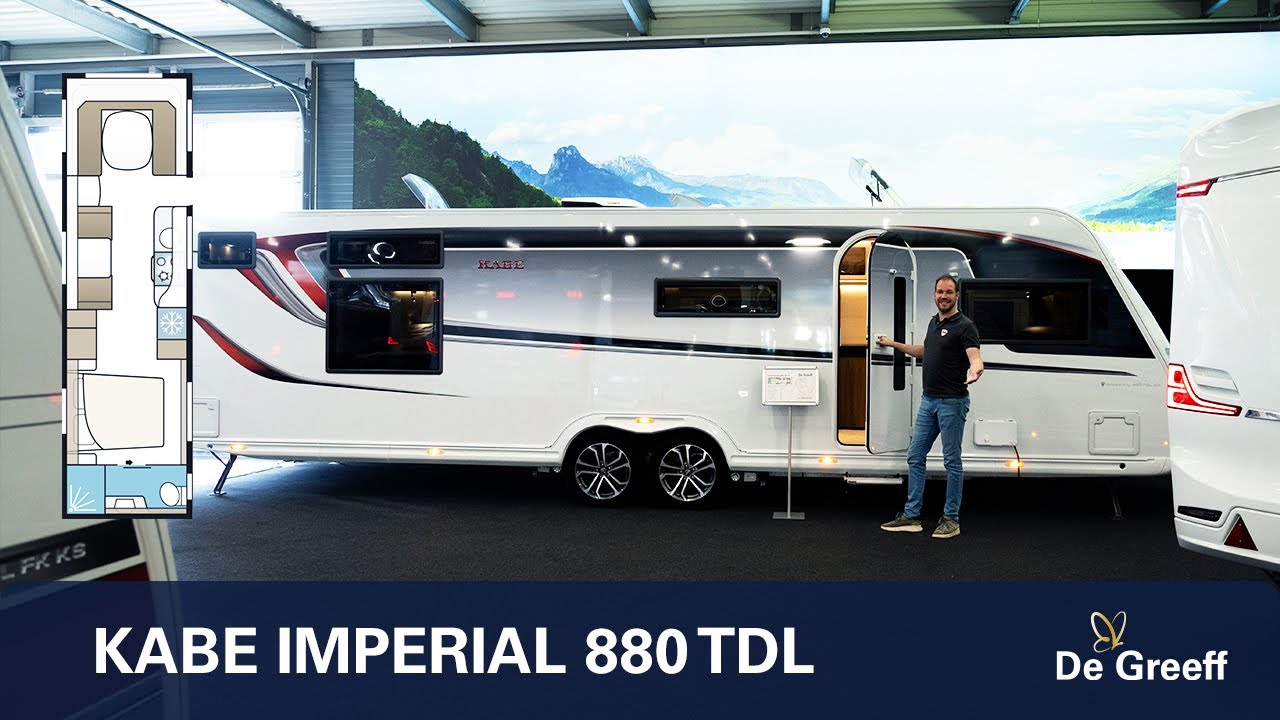 KABE Imperial 880 2024 - Een van de langste caravans van Europa - De Greeff