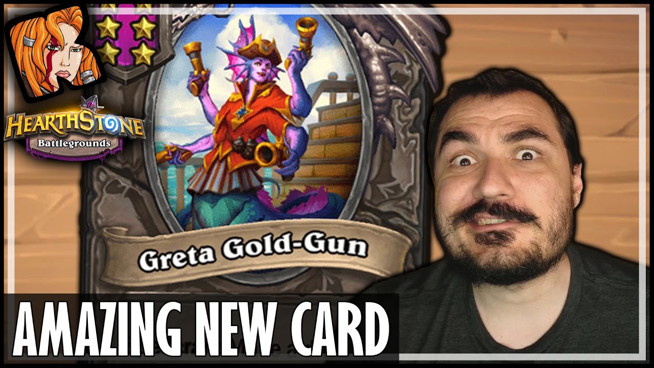 GRETA GOLD-GUN IS AMAZING! - Hearthstone Battlegrounds