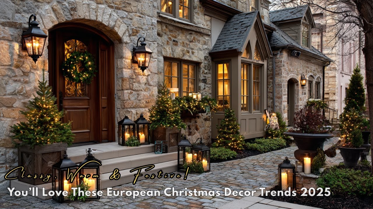 You&rsquo;ll Love These European Christmas Decor Trends 2025  Classy, Warm & Festive!
