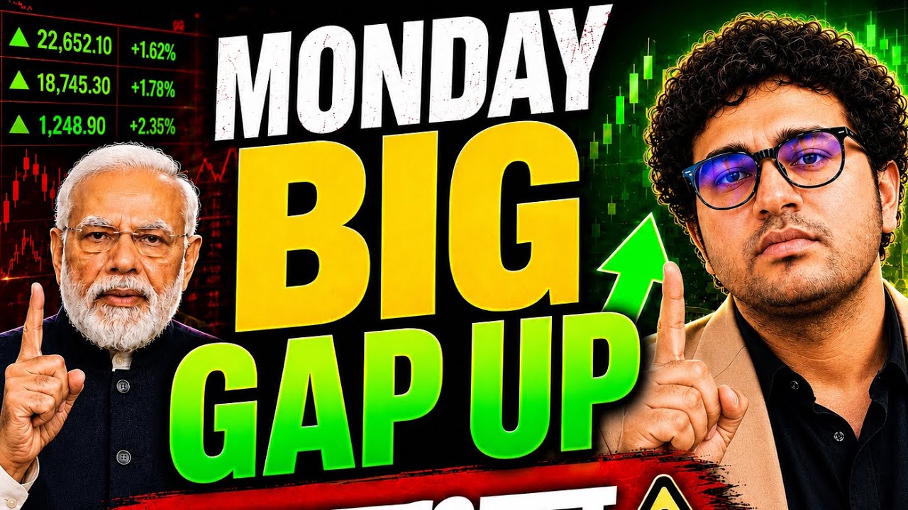 MONDAY BIG GAP UP 😱( पर ALERT रहें )|Nifty BankNifty Sensex Tomorrow Prediction 10 August Monday.