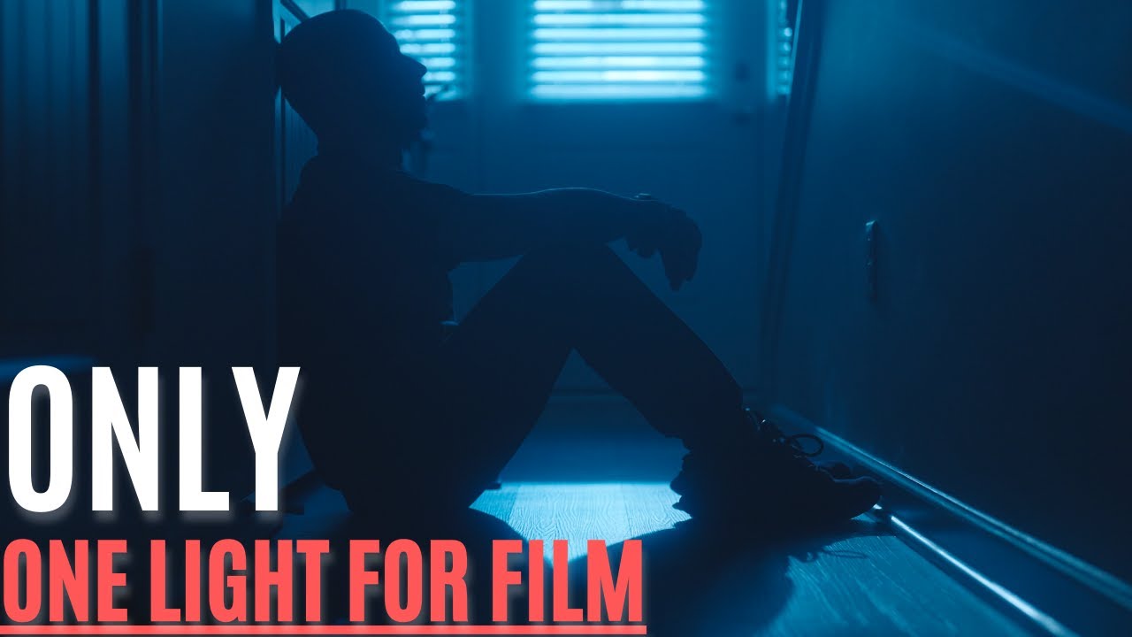 How to only use ONE LIGHT for FILMING - For Beginners