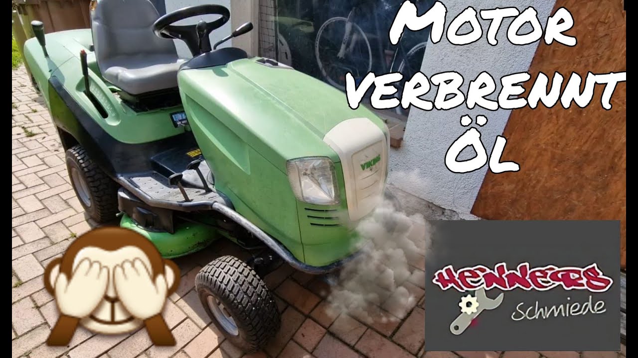 Viking Rasentraktor Briggs & Stratton Motor qualmt. Der Motor verbrennt Öl! Zylinderkopfdichtung???