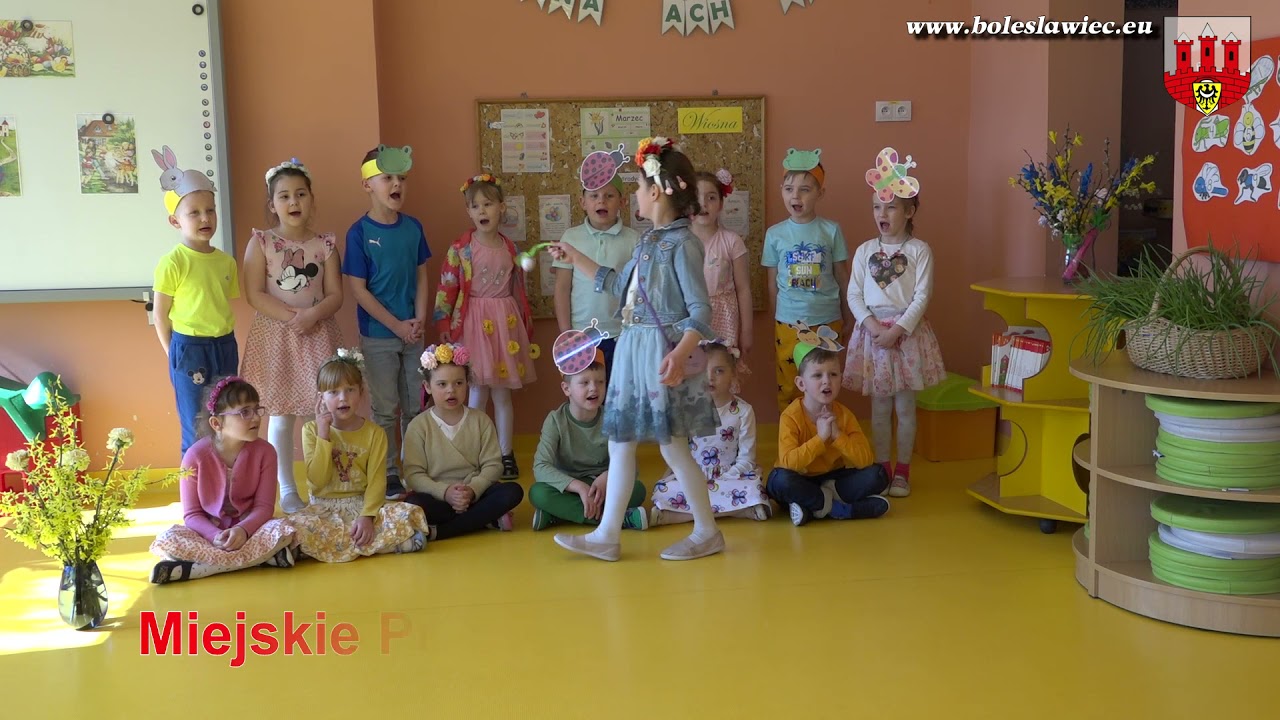 Dzieci z Miejskich przedszkoli w Bolesławcu powitały wiosnę