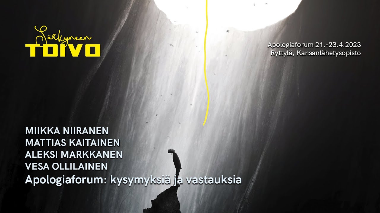 Kysymyksiä ja vastauksia kärsimyksen ongelmasta, osa 2 | Apologiaforum 2023