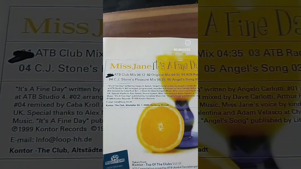Miss Jane &ndash; It's A Fine Day #missjane #missjanemusic #itsafineday #electronicmusic #dancemusic
