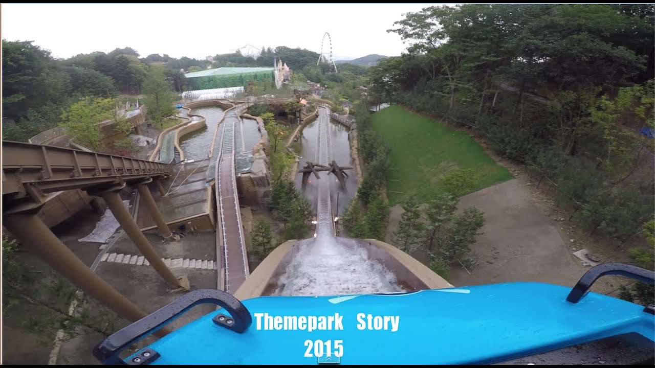 에버랜드 신규 후룸 라이드 썬더 폴스 탑승 영상 4K Full.ver (Everland New Flume Ride 'Thunder Falls' 4K Full.ver)