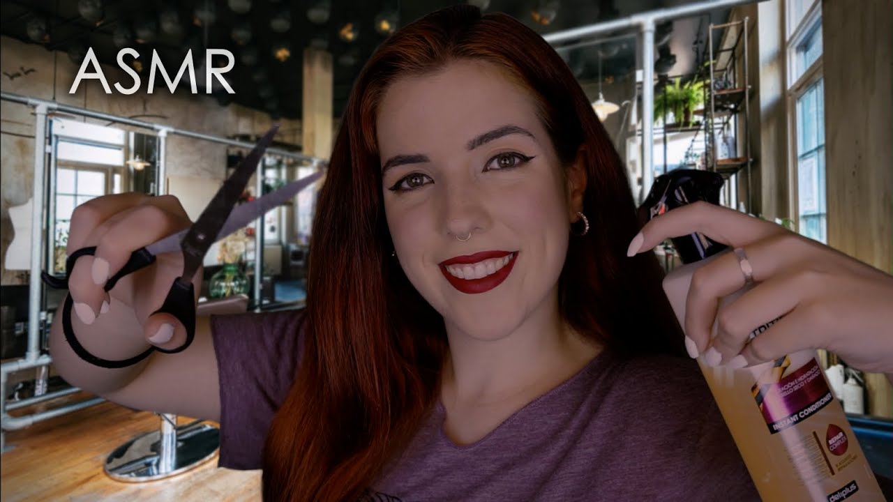 ASMR ✂️ Roleplay PELUQUERÍA | Sonidos REALES 3D | Masaje, corte de pelo... | ASMR en español