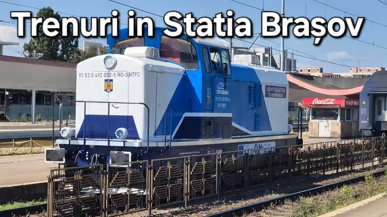 Trenuri in Gara Brașov/ Stadiul lucrarilor de modernizare
