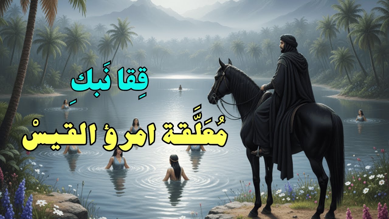 معلقة امرؤ القيس. قفا نبك من ذكرى حبيبً و منزلِ https://youtu.be/XiIZEVuOVi4