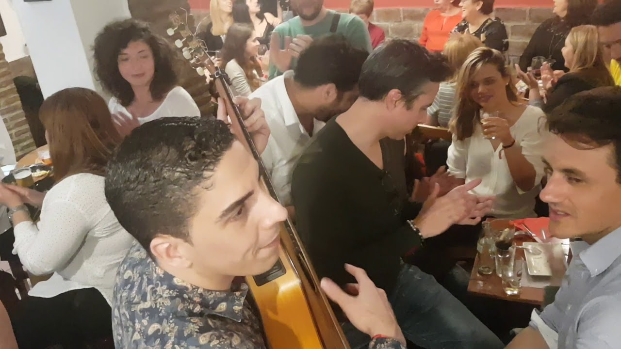 El Bordón Marbella con Iván al cante y la guitarra 29-4-2018