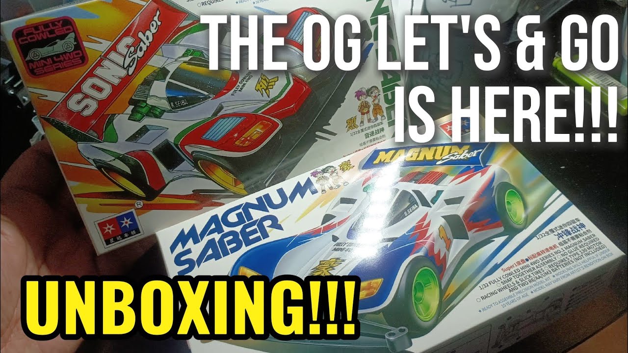 MAGNUM AND SONIC SABER UNBOXING DA XING BRAND!!!!