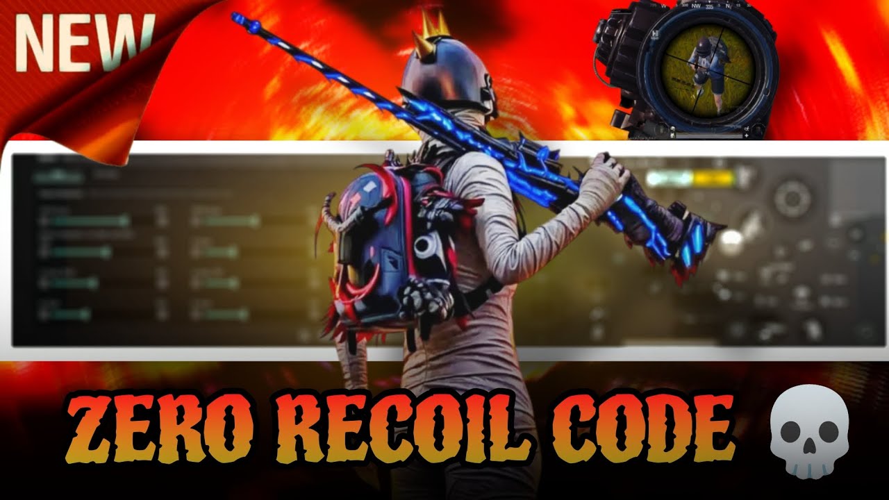 Bgmi sensitivity settings 😱| bgmi best sensitivity settings 2026 🔥| zero recoil sensitivity code 