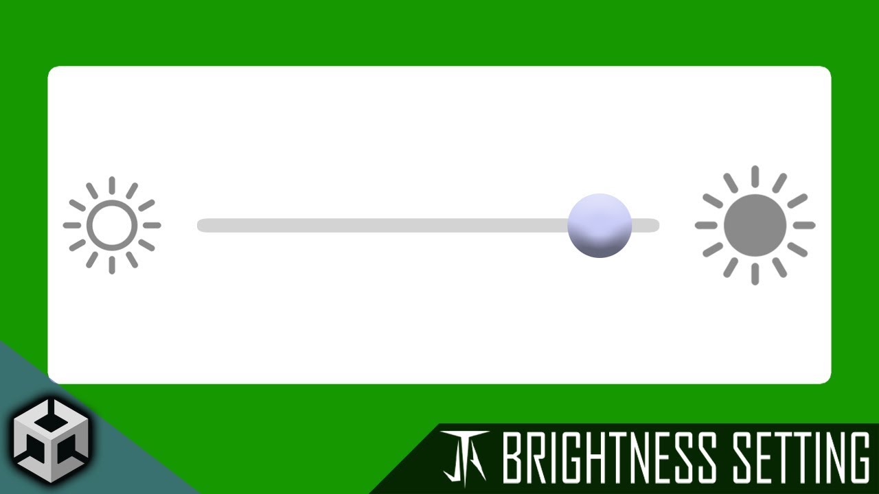 Brightness Settings (without adjusting point-lights) (Unity)