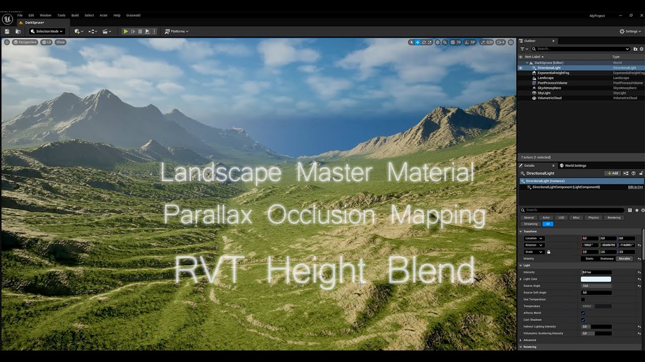 Landscape Master Material in Unreal Engine 5 #15