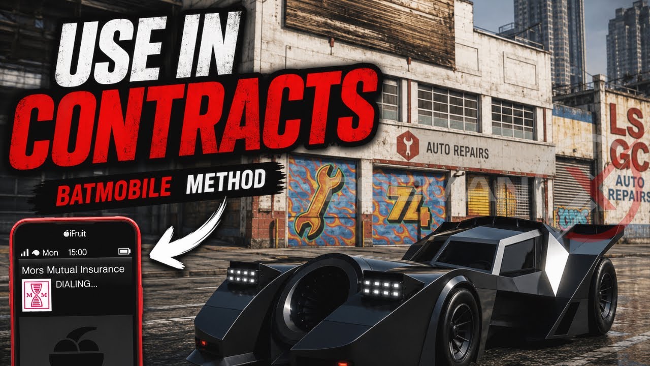 The Vigilante In Auto Shop Contracts! (Batmobile Method)