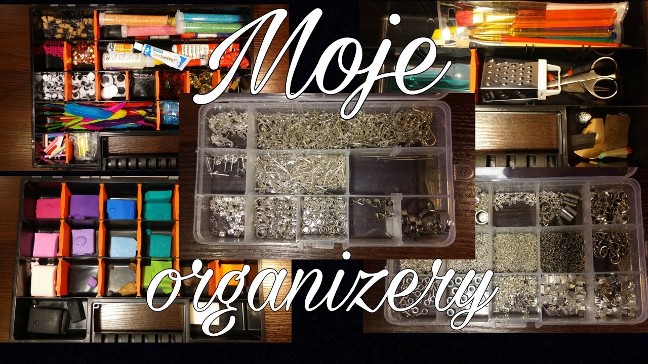 Moje organizery - modelina, półprodukty, patyczki fimo itp.