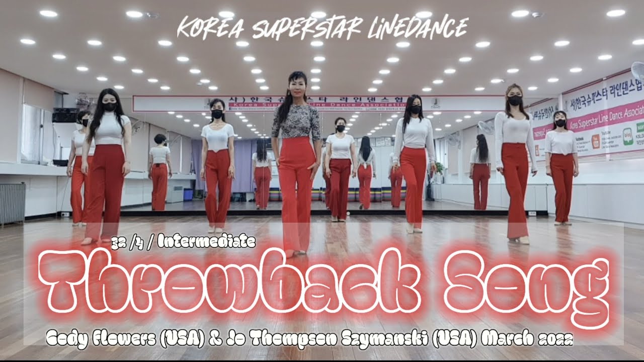 Throwback Song Linedance 중급 라인댄스 데모 | KSLDA 한국슈퍼스타라인댄스교육협회 💎협회장 송영순