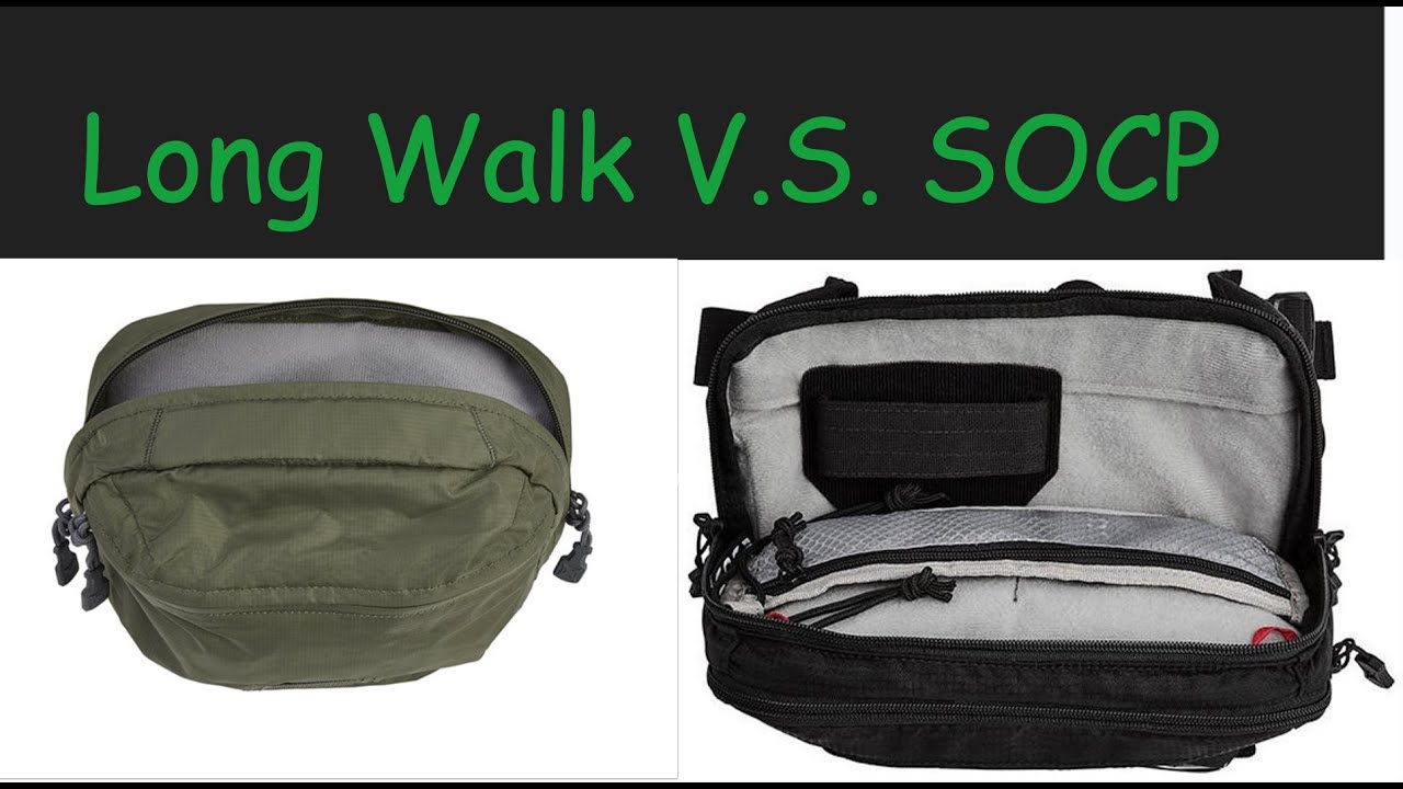 Vertx Long Walk Waist Pack & SOCP... which one wins?