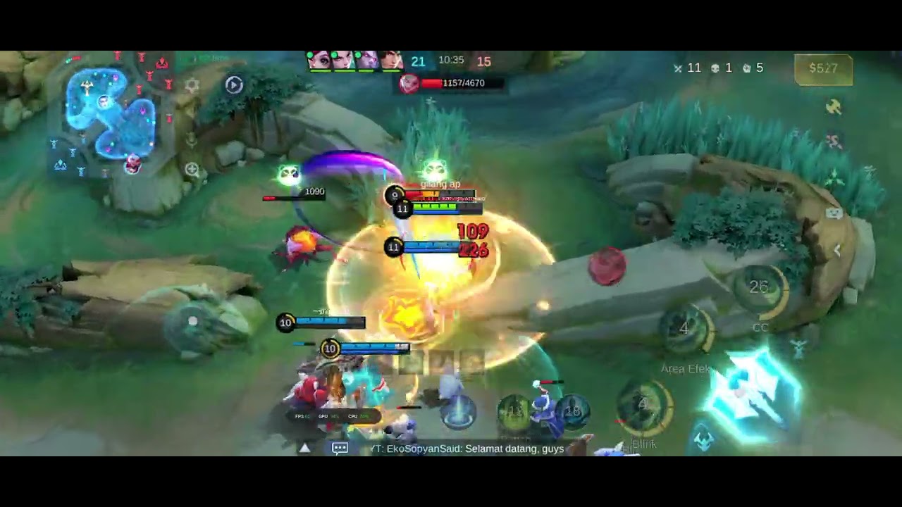 Mobile Legends Bang Bang Akai roam game play 4